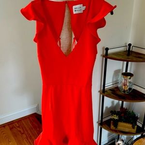 Hello Molly Red Ruffle Dress